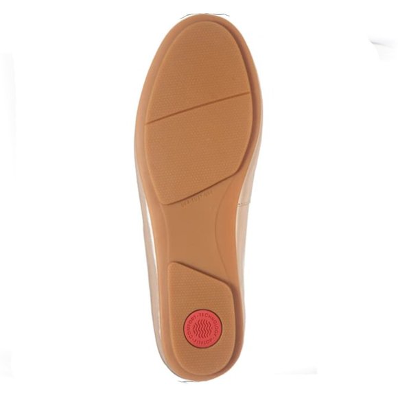 NEW FitFlop Women Lena Metallic Gold Comfortable Loafer Driving Moccasin Flats - Picture 6 of 6